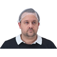 Hair Nets, Nylon, 18", White We Share Industrial Supply