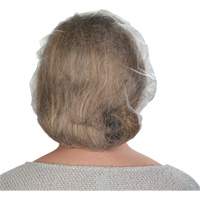 Non-Woven Bouffant Caps, Polypropylene, 21"/Large, White We Share Industrial Supply