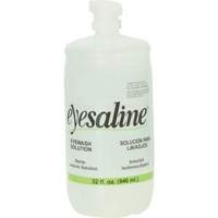 Bouteilles de solution saline pour douche oculaire, Bouteille Plein, 32 oz We Share Industrial Supply