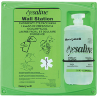 Saline Eyewash Wall Station, Single We Share Industrial Supply