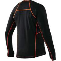 Long Sleeve Thermal Shirts, Men's, Medium, Black We Share Industrial Supply