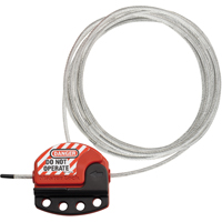 Adjustable Cable Lockouts, 15' Length We Share Industrial Supply