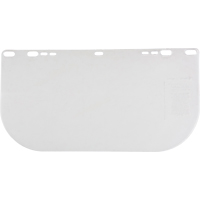 F20 Clear Flat Faceshield, Polycarbonate, Clear Tint We Share Industrial Supply