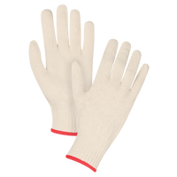 Gants en tricot d'usage standard, Poly/coton, Calibre 7, Petit We Share Industrial Supply