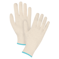 Gants en tricot d'usage standard, Poly/coton, Calibre 7, T-Grand We Share Industrial Supply