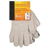 Heavyweight Dotted String Knit Gloves, Poly/Cotton, Single Sided, 7 Gauge, Large We Share Industrial Supply