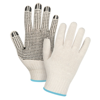Gants l&eacute;gers tricot&eacute;s &agrave; pois, Poly/coton, Un c&ocirc;t&eacute;, Calibre 7, T-Grand We Share Industrial Supply