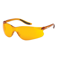 Z500 Series Safety Glasses, Orange Lens, Anti-Scratch, ANSI Z87+/Meets/Exceeds CSA Z94.3 We Share Industrial Supply