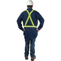 Standard-Duty Safety Harness, High Visibility Lime-Yellow, Silver Reflective Colour, Medium We Share Industrial Supply