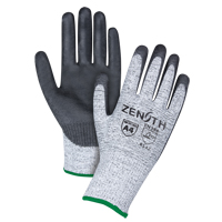 Seamless Stretch Cut-Resistant Gloves, Size Medium/8, 13 Gauge, Polyurethane Coated, HPPE Shell, ANSI/ISEA 105 Level 4/EN 388 Level 5 We Share Industrial Supply