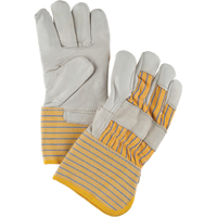 Abrasion-Resistant Winter-Lined Fitters Gloves, Large, Grain Cowhide Palm, Cotton Fleece Inner Lining We Share Industrial Supply