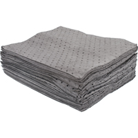 Feuilles absorbantes li&eacute;es de premi&egrave;re qualit&eacute;, Universel, 15" x 17", 15 gal. d'absorption We Share Industrial Supply