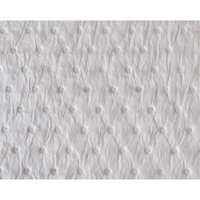Premium Fine Fiber Sorbent Pads, Oil Only, 15" x 17", 25 gal. Absorbancy We Share Industrial Supply