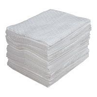 Premium Laminated (SMS) Sorbent Pads, Oil Only, 15" x 17", 30 gal. Absorbancy We Share Industrial Supply