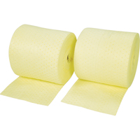 Rouleaux absorbants li&eacute;s de premi&egrave;re qualit&eacute;, Lourd, 150' lo x 15" la, Absorption 25 gal. We Share Industrial Supply