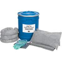 Trousse de lutte contre les d&eacute;versements de premi&egrave;re qualit&eacute; pour camion, Universel, Baril, Absorbance de 10 gal. US We Share Industrial Supply