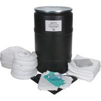 Premium Spill Kit, Oil Only, Drum, 55 US gal. Absorbancy We Share Industrial Supply