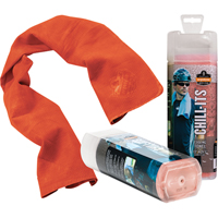 Serviettes de refroidissement 6602 Chill-Its, Orange haute visibilit&eacute; We Share Industrial Supply