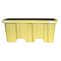 Palettes Poly-Spillpallet emboîtables sans drain pour 2 barils, Capacit&eacute; de d&eacute;versement 66 gal. US, 51" x 26" x 21" We Share Industrial Supply