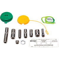 Trousse de mise &agrave; niveau pour douche oculaire/faciale Axion Advantage avec t&ecirc;te de douche oculaire/faciale en plastique ABS vert We Share Industrial Supply
