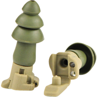 Bouchons d'oreilles BattlePlugs Impulse, Sans cordon, Paire - Boîtier en plastique, 24 dB NRR, Moyen We Share Industrial Supply