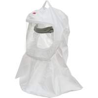 Cagoule Versaflo de haute durabilit&eacute; avec coiffe int&eacute;gr&eacute;e, Grand/Moyen, Coiffe souple, Bavette Simple We Share Industrial Supply
