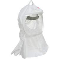Cagoule Versaflo de haute durabilit&eacute; avec coiffe int&eacute;gr&eacute;e, Grand/Moyen, Coiffe souple, Bavette Simple We Share Industrial Supply