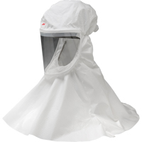 Cagoule &eacute;conomique Versaflo, Moyen/Petit, Coiffe souple, Bavette Simple We Share Industrial Supply