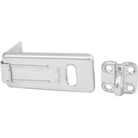 General Security Hardened Steel Hasp, Silver We Share Industrial Supply