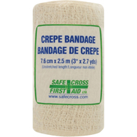 Bandage de cr&ecirc;pe en rouleau, 97-1/5" lo x 3" la, Classe 1 We Share Industrial Supply