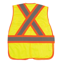 Veste d'arpenteur haute visibilit&eacute;, conforme &agrave; la CSA, Jaune lime haute visibilit&eacute;, T-Grand, Polyester We Share Industrial Supply