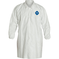Sarrau de laboratoire, Tyvek 400, Blanc, Moyen We Share Industrial Supply