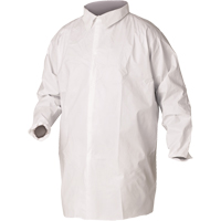 Sarraus de laboratoire KleenGuard A20, SMS, Blanc, Grand We Share Industrial Supply