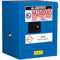 ChemCor&reg; Lined Hazardous Material Countertop Safety Cabinets, 4 gal., 17" x 22" x 17" We Share Industrial Supply