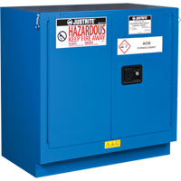 ChemCor&reg; Lined Hazardous Material Undercounter Safety Cabinets, 22 gal., 35" x 35" x 22" We Share Industrial Supply