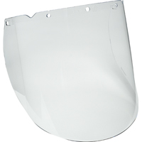 V-Gard&reg; Visor for Chemical and Splash Applications, Propionate, Clear Tint We Share Industrial Supply