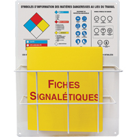 Haz-Mat Basket Style Centre Boards, French, Binders Included We Share Industrial Supply