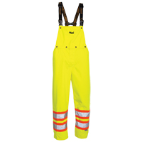 Pantalons 300 deniers Professional Journeyman, Polyester, Petit, Jaune lime haute visibilit&eacute; We Share Industrial Supply