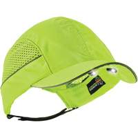 Casquette &agrave; bord long avec &eacute;clairage DEL Skullerz 8960, Vert lime haute visibilit&eacute; We Share Industrial Supply