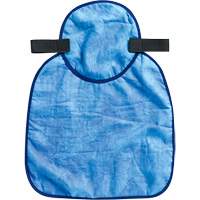 Chill-Its&reg; 6717CT Cooling Hardhat Pad & Neck Shade, Blue We Share Industrial Supply