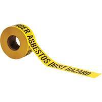 Ruban pour barricade, Anglais, 3" la x 1000' lo, 3 mils, Noir sur jaune We Share Industrial Supply