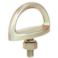 Anchorage Connector, D-Ring, Permanent Use We Share Industrial Supply