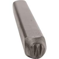 Individual Standard General Purpose Steel Hand Stamp Pieces, W, 3/32" We Share Industrial Supply