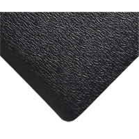 Tapis Deluxe Soft Step No 444, Rugueux, 3' x 5' x 5/8", Noir, &eacute;ponge en PVC We Share Industrial Supply