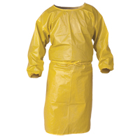 Blouse de protection Kleenguard contre la vaporisation de produits chimiques, Polypropyl&egrave;ne, Jaune, 34" la x 52" lo We Share Industrial Supply