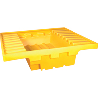 Ultra-Rack Sump&reg;, 51.5" L x 51.5" W x 12" H, 66 US gal. Capacity We Share Industrial Supply