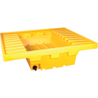 Ultra-Rack Sump&reg;, 51.5" L x 51.5" W x 12" H, 66 US gal. Capacity We Share Industrial Supply