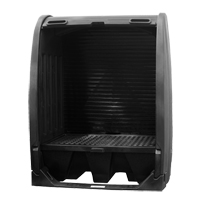 Abris de confinement des d&eacute;versements sans drain, 61" lo x 37,25" la x 72,75" h, Capacit&eacute; de charge 1000 lb We Share Industrial Supply