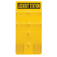 Station de verrouillage, Capacit&eacute; de 24, Cadenas Non compris We Share Industrial Supply
