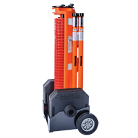 Barri&egrave;re avec roues , 50' lo, Plastique, Orange We Share Industrial Supply